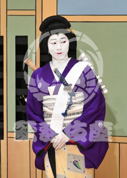 【2月】弥栄芝居賑猿若座芝居前