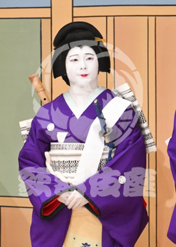 【2月】弥栄芝居賑猿若座芝居前